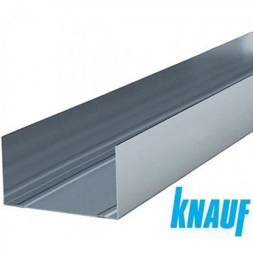 Профіль UW-100 Knauf, направляючий для перегородок (0,6мм 3м)