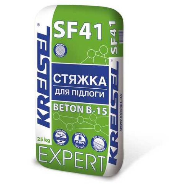 Крайзель SF41 EXPERT (441), цементная стяжка, 10-60 мм (25 кг)