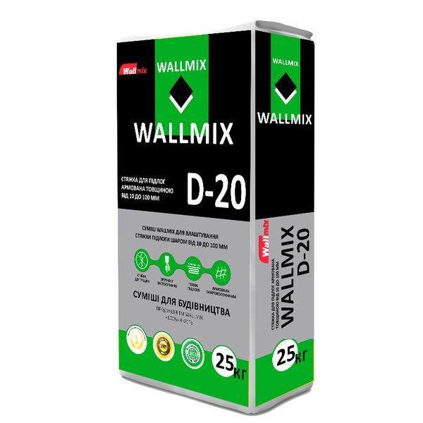 Д-20 Стяжка Wallmix, 25 кг